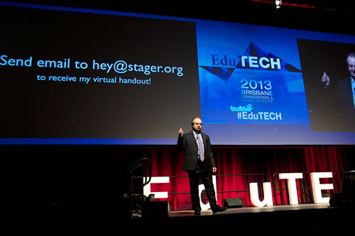 Gary addresses EDUTECH 2013